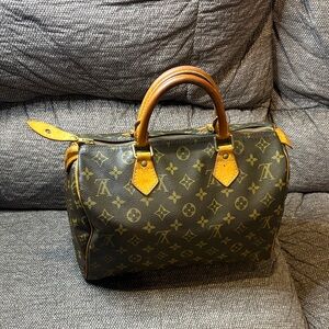 Louis Vuitton Monogram Speedy Canvas Bag